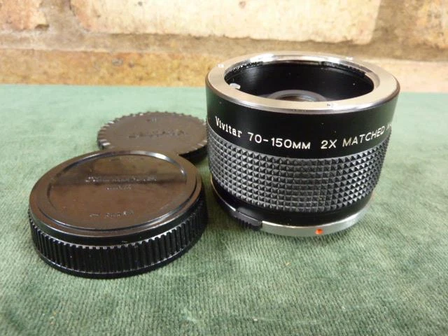 nice Vivitar 70-150 MC 2x Matched Multiplier Olympus OM mount - Image 1 of 1