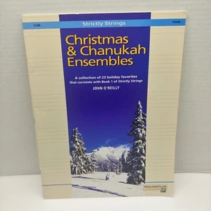 Strictly Strings Christmas and Chanukah Ensembles Violin 23 Holiday Favorites - Picture 1 of 2