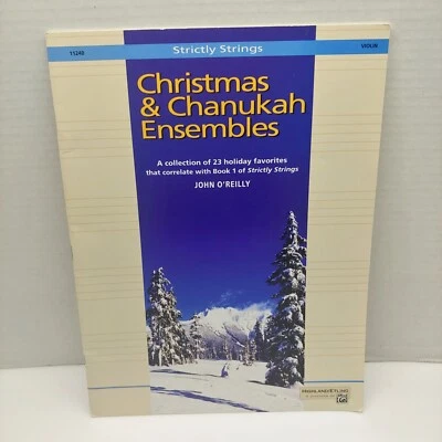 Strictly Strings Christmas and Chanukah Ensembles Violin 23 Holiday Favorites - Image 1 of 2