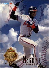 1994 Fleer Update Diamond Tribute Atlanta Braves Baseball Card #7 Fred McGriff