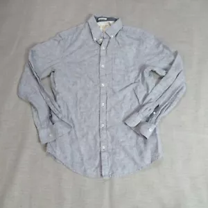 Peguin by Munsingwear Shirt Men Small Blue Striped Heritage Slim Fit Long Sleeve - Picture 1 of 9