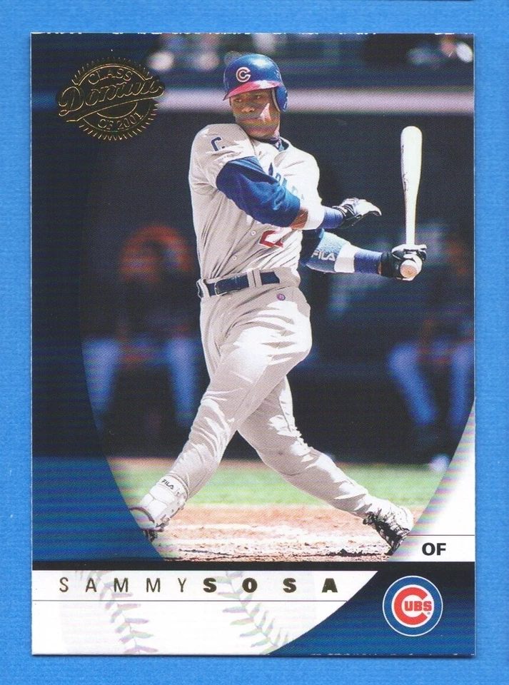 2001 Donruss Class Of 2001 #66 Sammy Sosa Cubs - Image 1 of 1