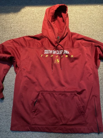 usc trojans hoodie Size Mens Xl / XXL University Southern California Jacket Cover