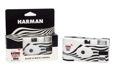 Ilford XP2 Super Single Use Black and White Disposable Film Camera, 27 Exposures - Image 1 of 3