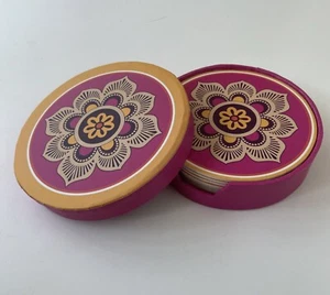 Set di 8 sottobicchieri Vera Bradley Safari Sunset NUOVI!! - Foto 1 di 8
