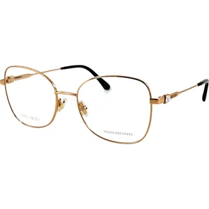 Jimmy Choo JC347 Womens Metal Eyeglass Frame DDB Gold Copper 54-18 Italy w Case - Picture 1 of 6