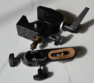 Manfrotto Kameraschienel #143 mit Manfrotto 035 Klemme top Zustand - Bild 1 von 4