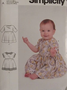 Darling SIMPLICITY 11058 Infants/Babies Dresses PATTERN XS-L/0-12M UC - Picture 1 of 3