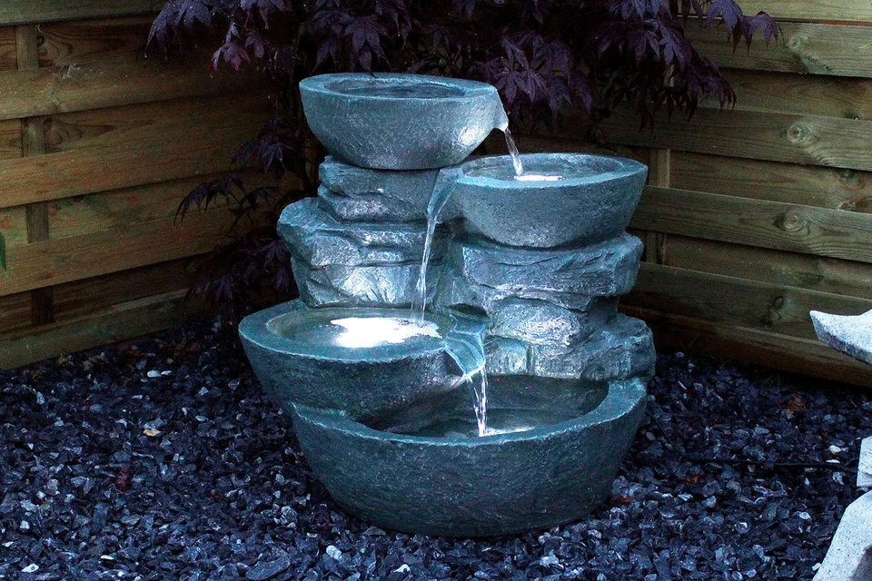 Arnusa Zimmerbrunnen mit LED Beleuchtung