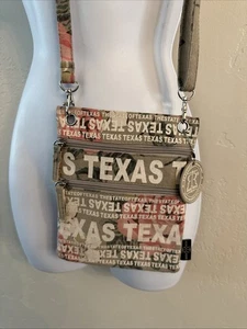 Borsa Robin Ruth originale Texas tela tracolla zip tasche regolabile - Foto 1 di 6