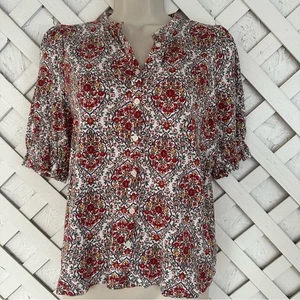 Top Boden Floral Campesino Manga Corta EE. UU. 8 - Imagen 1 de 7