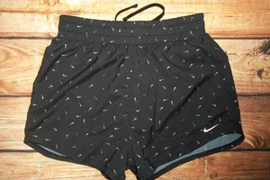NIKE DRI-FIT BLACK ATHLETIC SHORTS GIRLS SIZE LARGE - Picture 1 of 2