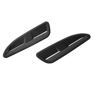 *Bonnet Air Outlet ABS Plastic Shiny Black For 3 MX5 RX8 For XKR Style - Picture 1 of 12