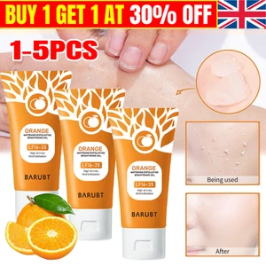 1-5X Gmeelan Orange Enzymes Facial skin Exfoliating Brightening Scrub Gel 50g UK - Picture 1 of 15