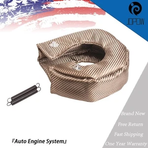 T3 Titanium Fiber Turbo Blanket Heat Shield Barrier Turbocharger Cover Wrap T25 - Bild 1 von 7