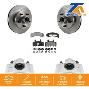 Front Brake Caliper Rotors & Semi-Metallic Pad Kit For C1500 Chevrolet GMC Tahoe - Picture 1 of 1