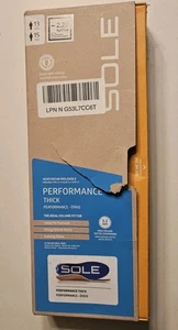 Sole Performance Thick insoles heat/wear moldable Mens 13 womens 15 Cork Materia - Picture 1 of 14