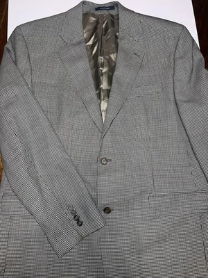 Blazer Ralph Lauren Para Hombres 44L Pata de Gallo Lana Tweed Abrigo Deportivo Blazer Dillards Foto 1 de 4