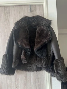 Fendi Reversible Leather Fur Jacket - Picture 1 of 10