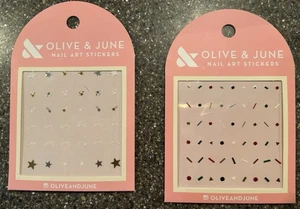 Olive & June Geometrische & Sterne Nail Art Sticker (90 insgesamt) - Menge 2 - Bild 1 von 4