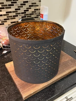 Ikea NYMO Lamp SHADE ONLY Black Brass Color 9" - Image 1 of 4