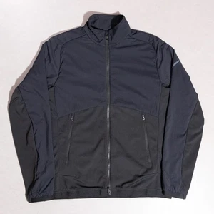 Hill City isolierte leichte Laufjacke mit durchgehendem Reißverschluss marineblau/schwarz Herren Medium Huckberry - Bild 1 von 7