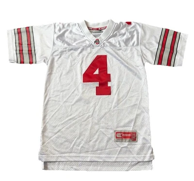 Camiseta de fútbol americano universitario vintage Ohio State Buckeyes Coliseo #4 talla GRANDE Foto 1 de 4