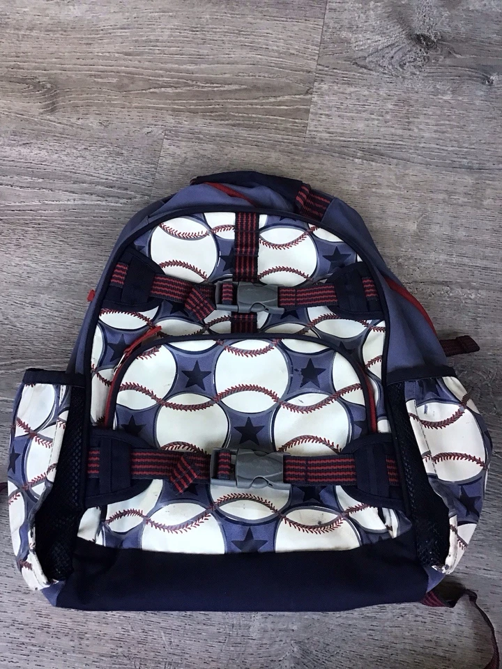 Mochila de béisbol Pottery Barn Kids grande L niños jóvenes niños bolsa de libros mochila Foto 1 de 4