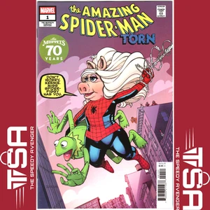 L'INCREDIBILE UOMO RAGNO STRAPPATO #1 Javier Garron Muppets variante Amazing Fantasy - Foto 1 di 3