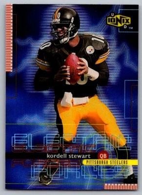1999 UD Ionix Electric Forces Kordell Stewart Pittsburgh Steelers #EF17 - Image 1 of 2