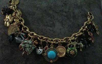 Joan Rivers 231 Numbered Limited Edition 20th Anniversary Charm Bracelet 8" - Image 1 of 4