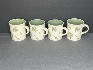 Set of 4 - Pfaltzgraff - Naturewood Portfolio - 12 Oz. Coffee Cups/ Mugs - Picture 1 of 7
