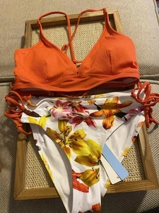 NEW Cupshe Bikini Swimsuit Two Piece Bathing Suit Xl - Picture 1 of 6