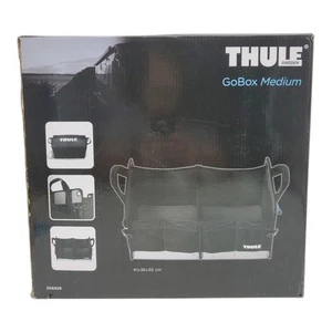 THULE Sweden GoBox Medium, Water Resistant, Dual Compartments, Black/Gray GO BOX - Picture 1 of 7