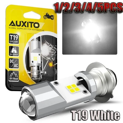 AUXITO LED Luz 3200K Amarillo 6500K Blanco Bombilla FARO Moto ATV UTV1-5x Foto 1 de 4