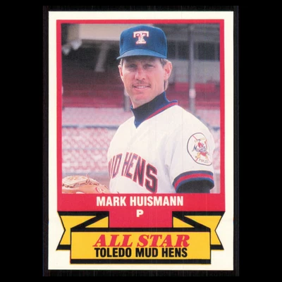 Mark Huismann #26 1989 CMC Triple A All-Stars Toledo Mud Hens Baseball Card MLB - Image 1 of 3