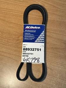 ACDelco Professional V-Ribbed Belt with Advanced Technology GM# 88932751, 6K798 - Bild 1 von 6