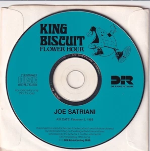 Joe Satriani live concert CD King Biscuit Flower Hour 1989 - Picture 1 of 4