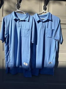 Camisa árbitro azul liso GR8 Call XL malla de rendimiento - Imagen 1 de 8