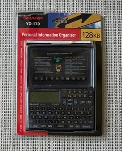 NEW Vintage Sharp YO-170 128KB Personal Information Organizer PDA WORN PACKAGE - Picture 1 of 10