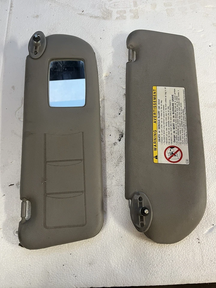 2001 - 2004 年丰田塔科马遮阳板套装一对可扩展灰色 — 第 1/4 张图片