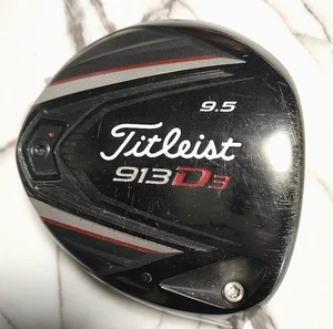 Titleist 913D3 Driver 9.5 Loft Head Only Japan Model Used Golf - Picture 1 of 6