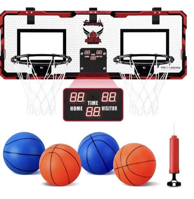 Aro de baloncesto interior Ayieyill para niños, mini aro de baloncesto para 2 jugadores Foto 1 de 4