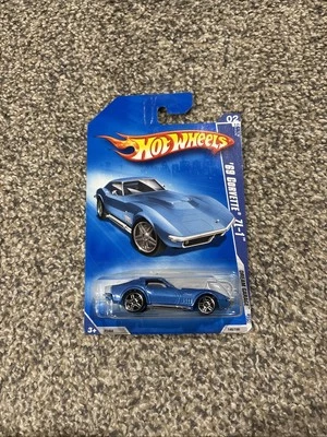 2009 Hot Wheels #148 Dream Garage 2/10 ‘69 Corvette ZL-1 Blue Variant PR5 - Image 1 of 4