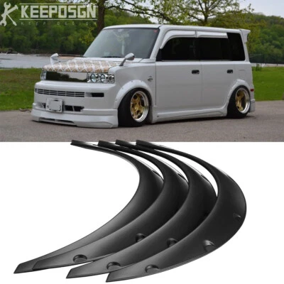 Juego de 4 llamaradas de guardabarros para Scion xB 2004-2015 kit de carrocería extra ancha arcos de rueda Foto 1 de 4