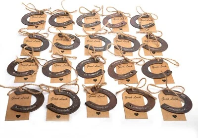 20 Pcs Lucky Horseshoes Mini Western Christmas Decor Wedding Favors Rustic - Image 1 of 4