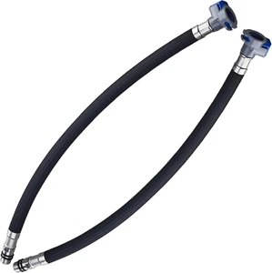 2 Pieces Quick Connect Water Supply Hose, 20-Inch Widespread Bathroom Faucet - Picture 1 of 12