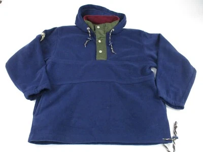 Suéter De Colección Starter Terreno Resistente Para Hombres Medio Azul Polar 1/4 Cremallera Sudadera con Capucha Foto 1 de 4