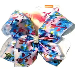 Jojo 8" Hearts & Arrows Bow, New - Picture 1 of 1