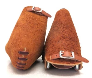 Western Tapaderos Stirrups - Rough Out Laced Bull Nose Heavy Duty Free Shipping - Picture 1 of 1